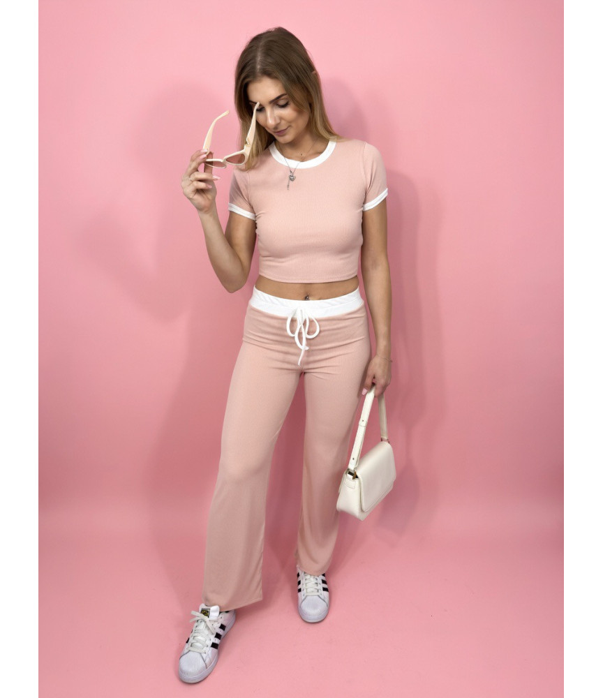 Komplet prążkowany Caroline